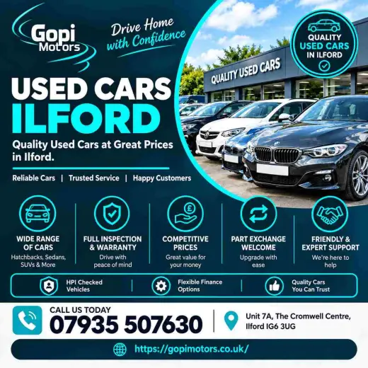 Used Cars Ilford – Quality Cars at Competitive Prices