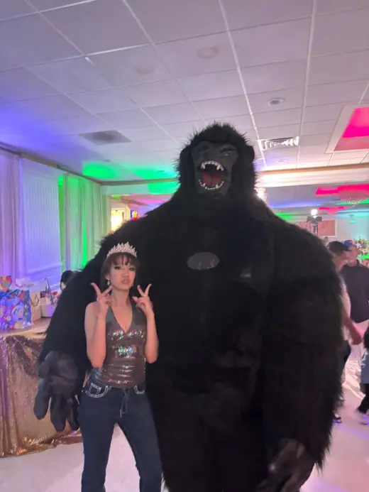 Gorilla y photo booth $650