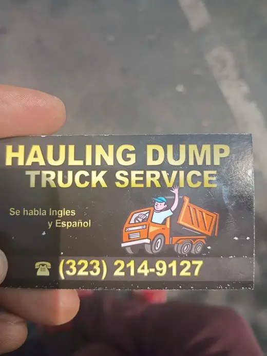 Servicio de Camiones de Volteo - Inglés y Español