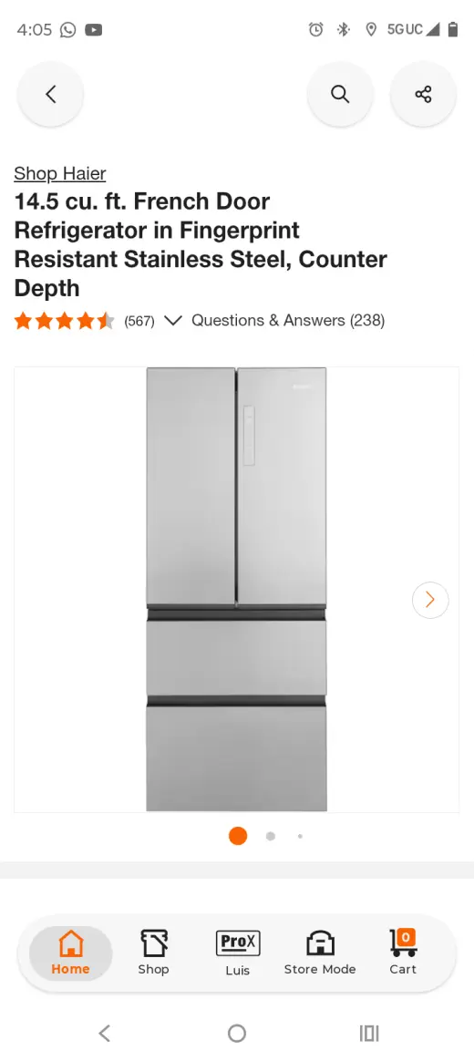 Refrigerator de venta nuevo
