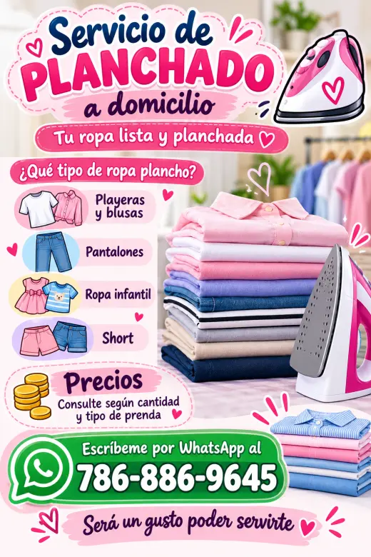 Servicio de Planchado a Domicilio