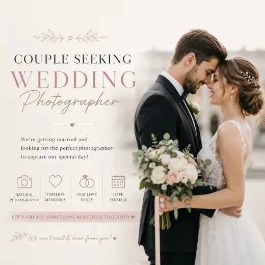 Couple Seeking a Wedding Photographer