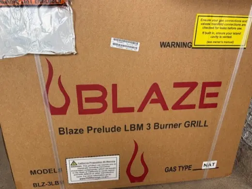 Parrilla Blaze Prelude LBM de 3 Quemadores - Nueva