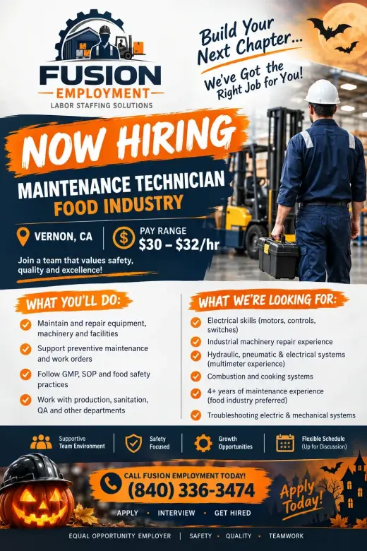 TÉCNICO DE MANTENIMIENTO |MAINTENANCE TECHNICIAN