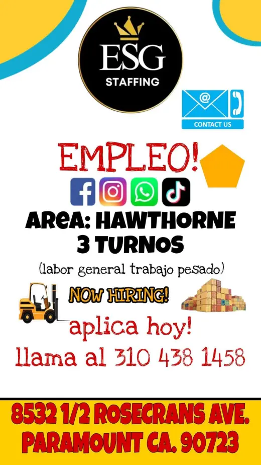 HAWTHORNE/LAX FERIA DE EMPLEO