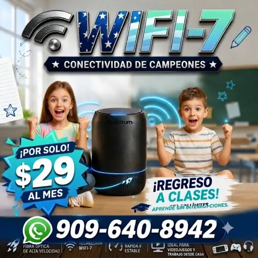 💥 INTERNET DE ALTA VELOCIDAD DESDE SOLO $29.99 AL MES 💥
