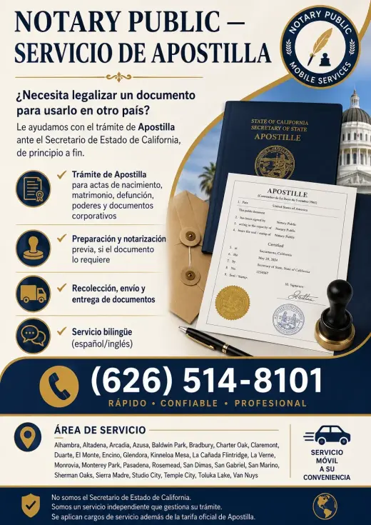 Apostilla Rápida y Confiable