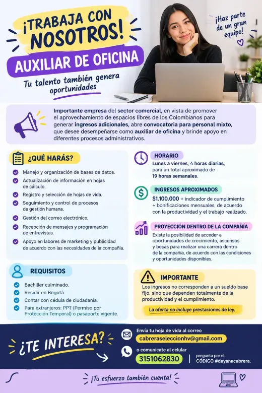 ¡Tu oportunidad para entrar al mundo de Recursos Humanos!