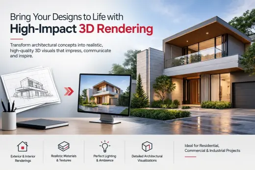 Bring Your Designs to Life with High-Impact 3D Rendering