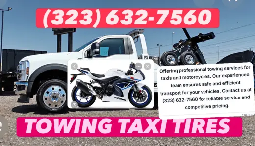 Servicios de Remolque Profesional para Taxis y Motocicletas