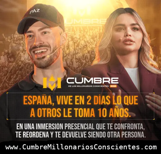 Ven a la Cumbre Millonarios Conscientes 2026 Madrid