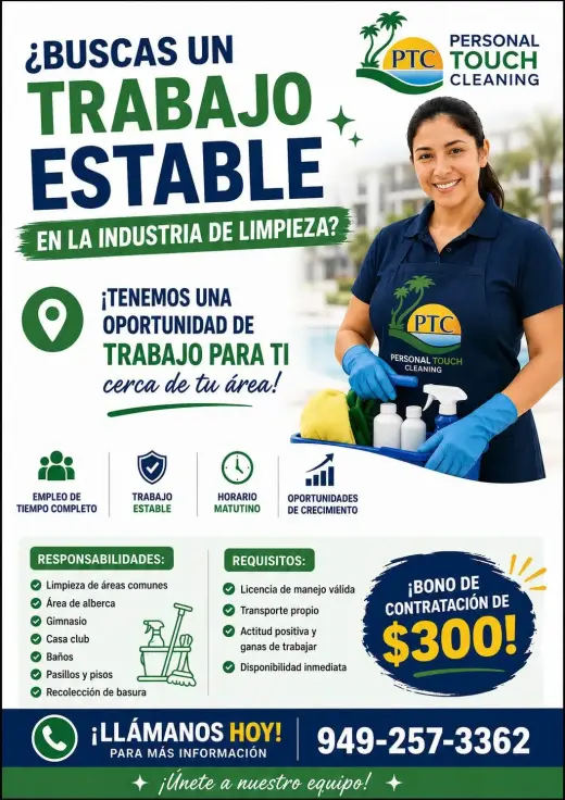 TRABAJO DE LIMPIEZA