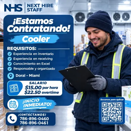 1 Hombre con experiencia en COOLER