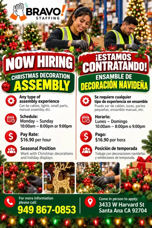 Ensambladoras de Luces de navidad