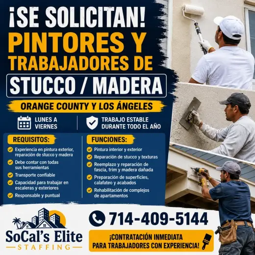 Pintores y Stucco OC/LA