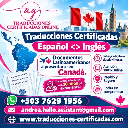 Traducciones Certificadas Inglés-Español