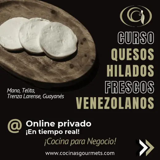 CURSO ONLINE QUESOS FRESCOS HILADOS VENEZOLANOS PARA SU COMERCIALIZACIÓN
