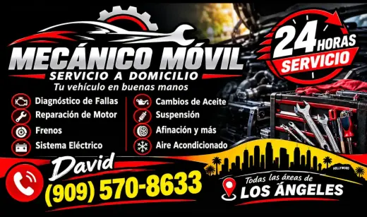 Servicio de Mecánico Móvil - Disponibilidad 24/7