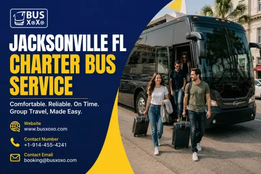 Jacksonville FL Charter Bus Service – Safe & Comfortable Group Transportation