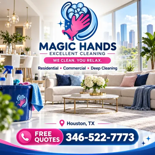 Magic hands excellent cleaning
