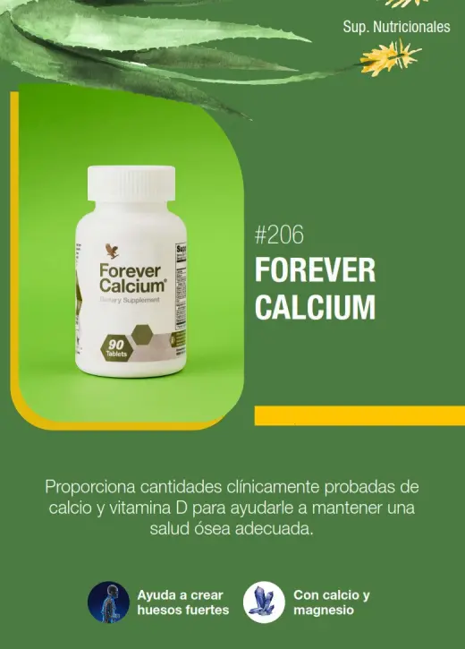 Complemento alimenticio calcio