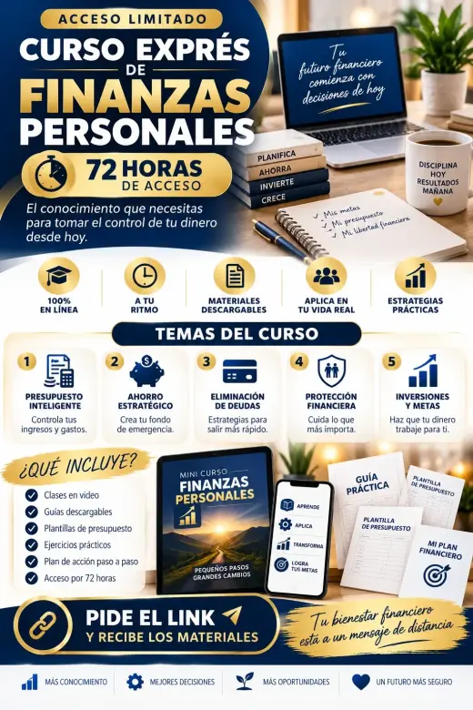 TU PRÓXIMO PASO HACIA UNA MEJOR EDUCACIÓN FINANCIERA COMIENZA AQUÍ