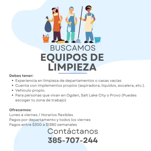 Equipos de limpieza con experiencia en casas vacías