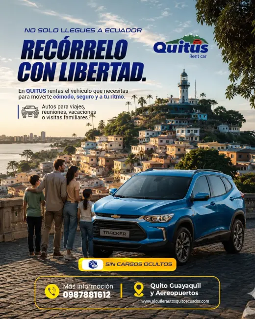 Tu próxima aventura comienza con Quitus Rent a Car.