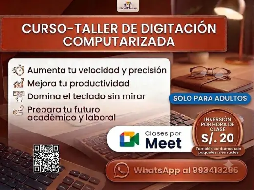 Curso taller de digitación computarizada
