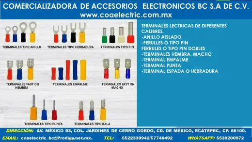 Conectores y Accesorios Eléctricos en Venta