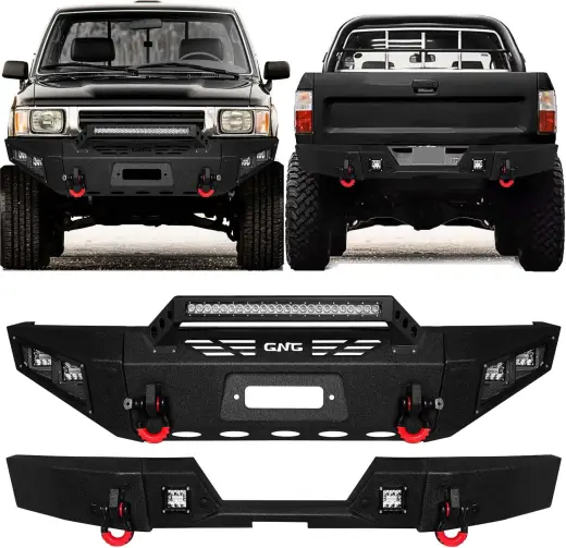 Front and rear Bumper for 1989-1995 Toyota Pickup w/Winch Plate