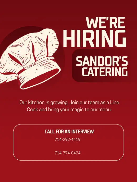 Se Busca Cocinero con Experiencia
