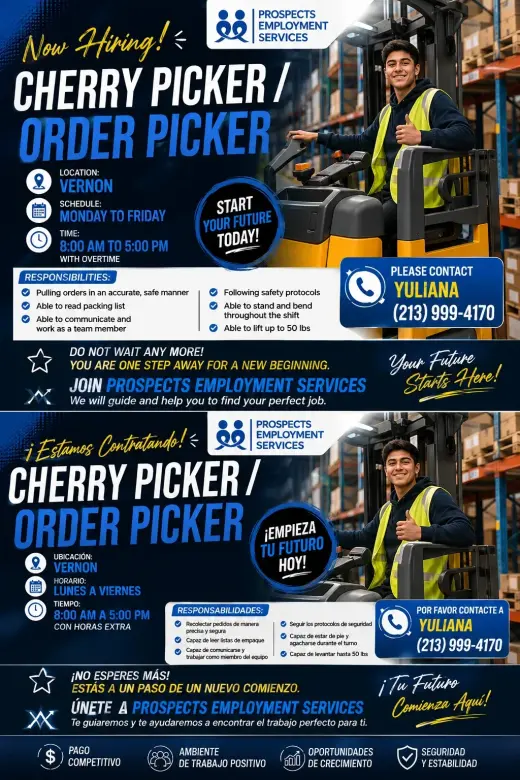 Forklift/Order Picker(cherry Picker)