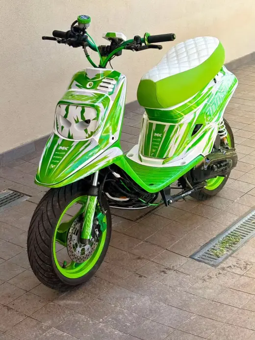 Custom Green Scooter for Sale