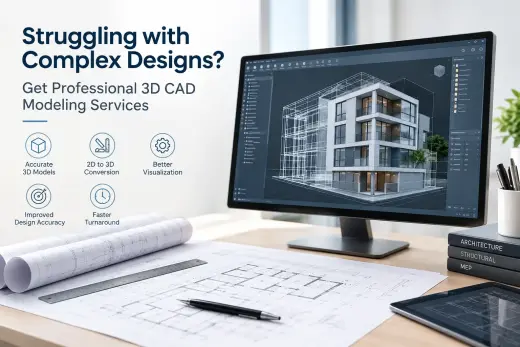 Struggling with Complex Designs? Get Professional 3D CAD Modeling Services