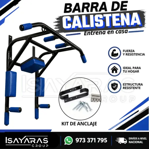 Barra de calistenia en el modelo Macizo - isayaras group