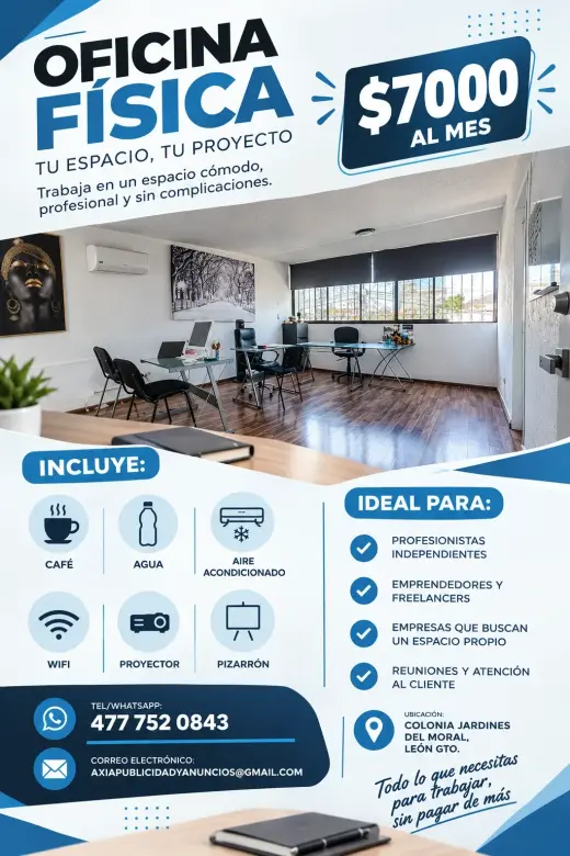 Tu Oficina Puede Empezar Hoy, Sin Ninguna Complicación.