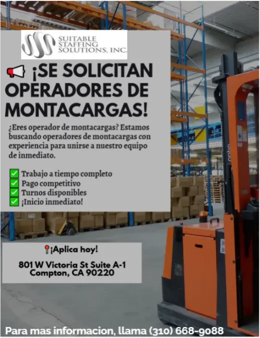 Operardor de Montacarga