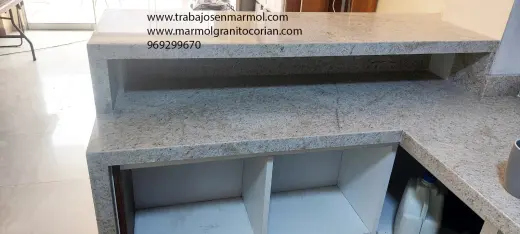 Granito Blanco Siena, para tableros decocina, baños, pisos, paredes , counters