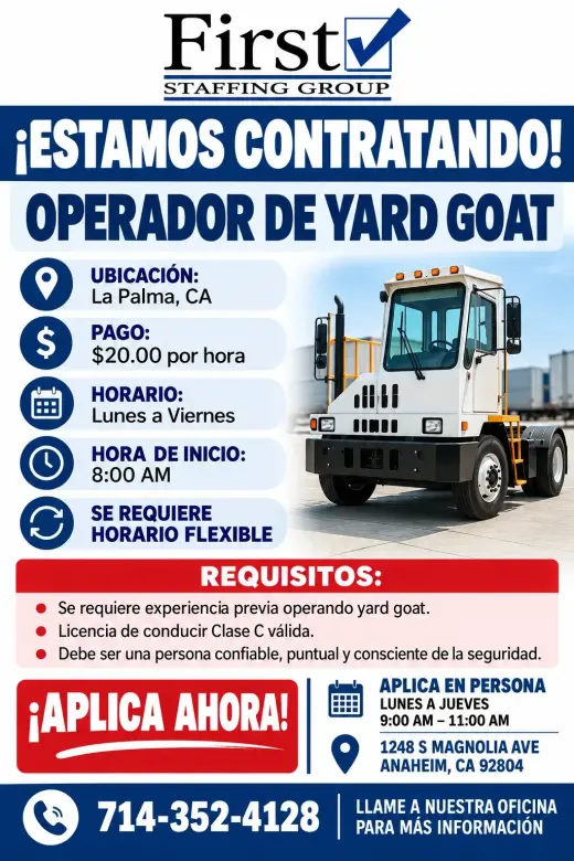 🚛 POSICIÓN - YARD GOAT