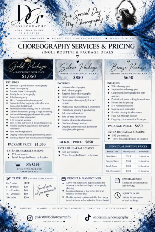 MAKE YOUR EVENT UNFORGETTABLE! ✨DG Choreography