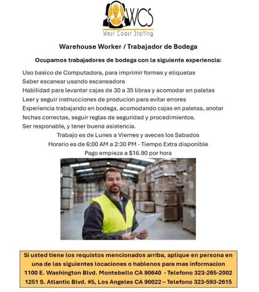 NOW HIRING!