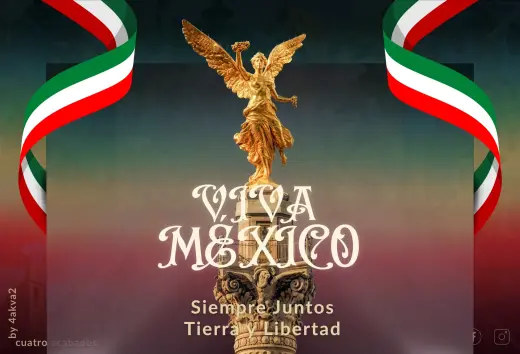 Viva México ! -La Patria es Primero- de cuatro acabados, 4akva2
