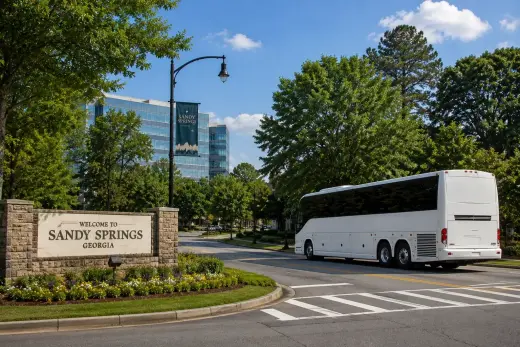 Sandy Springs Group Transportation Made Simple with a Charter Bus