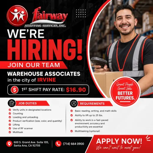 📢 Hiring Immediately – Limited Openings!