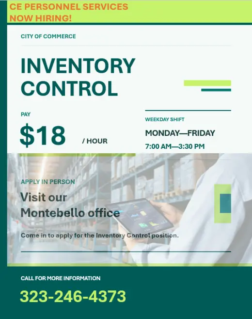 Inventory Control Position | Commerce