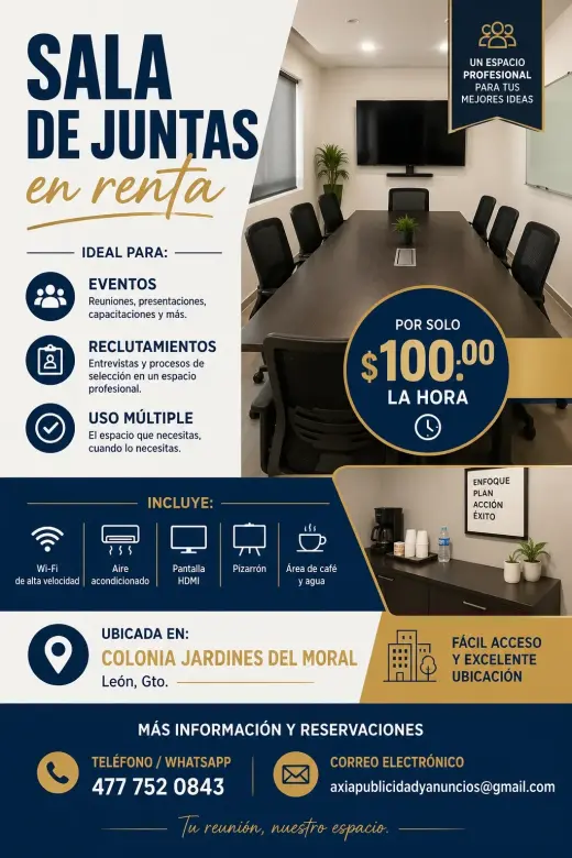 ¿Harto de las cafeterías ruidosas o de reuniones improvisadas?