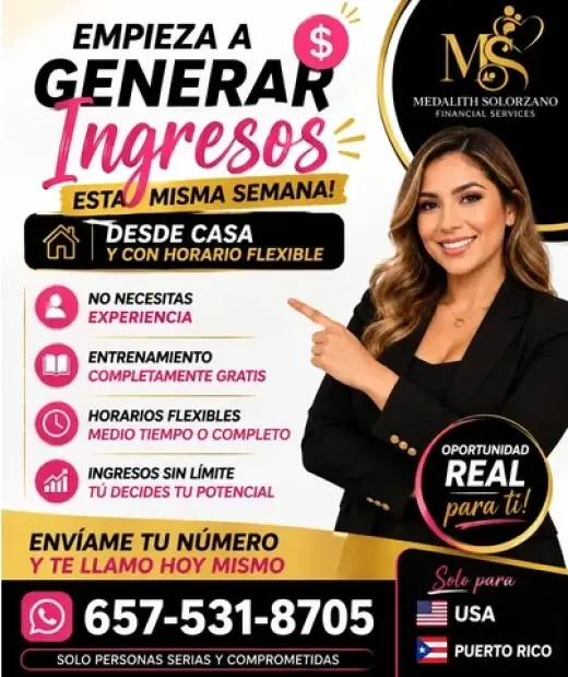 Empieza a generar ingresos ya!