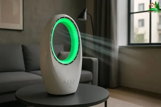 ventilador sin aspas con luz l