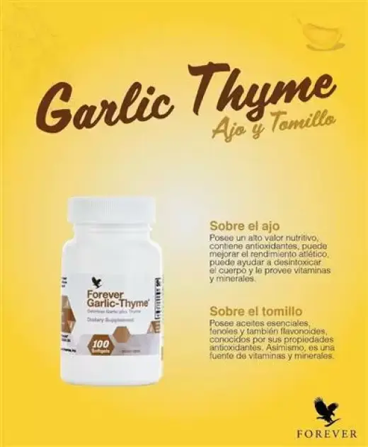 Más bienestar con Garlic-Thyme